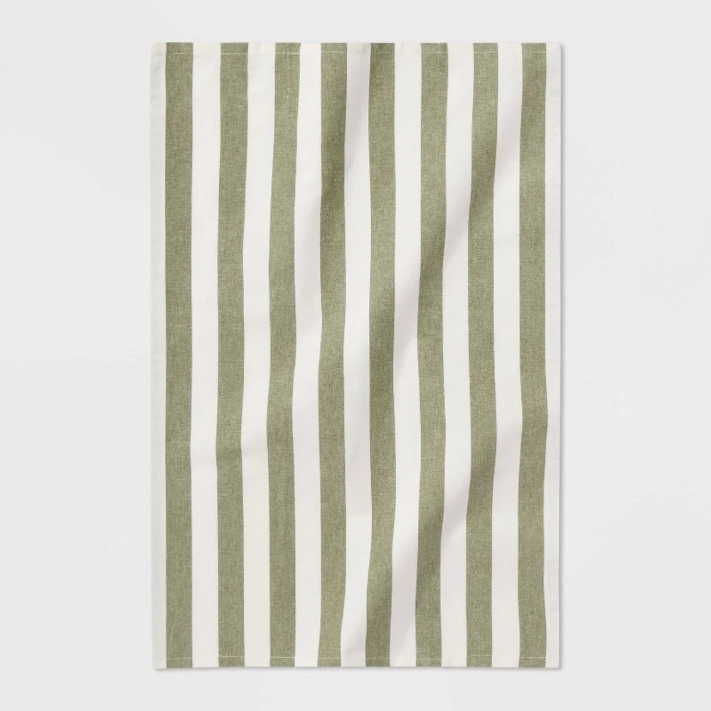 Threshold Cotton Striped Kitchen Towel Set of 2